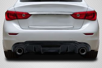 2014-2017 Infiniti Q50 Carbon Creations Lightspeed Rear Diffuser - 1 Piece - 116082