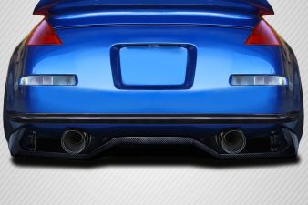 2003-2008 Nissan 350Z Z33 Carbon Creations VTX Rear Diffuser - 2 Piece - 116122