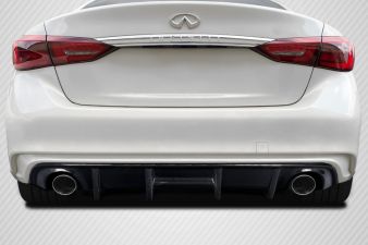 2018-2023 Infiniti Q50 Carbon Creations SRK Rear Diffuser - 1 Piece - 116338