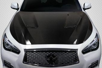 2014-2023 Infiniti Q50 Carbon Fiber S Concept Hood - 1 Piece - 116367