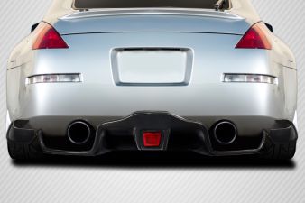 2003-2008 Nissan 350Z Z33 Carbon Creations F1 Rear Diffuser - 5 Piece (fits G35 2DR / G37 2DR / 370Z) - 116472