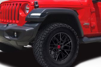 2007-2018 Jeep Wrangler Duraflex JK JL Look Fender Flares Kit - 4 Piece - 116578