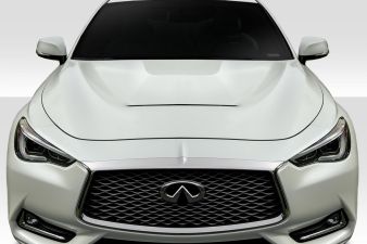 2017-2022 Infiniti Q60 Duraflex GTS Look Hood - 1 Piece - 116717