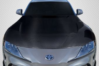 2020-2024 Toyota Supra A90 Carbon Fiber OEM Look Hood - 1 Piece - 116748