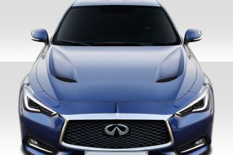 2017-2022 Infiniti Q60 Duraflex TS1 Hood - 1 Piece - 116881