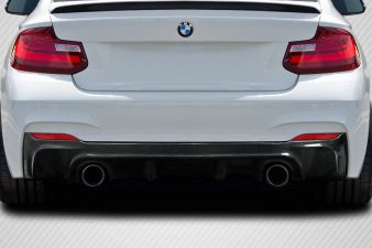 2014-2021 BMW 2 Series F22 F23 Carbon Fiber 3DS Rear Diffuser - 1 Piece ( M Sport Bumper Only ) - 116984