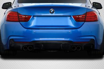 2014-2020 BMW 4 Series F32 Carbon Fiber 3DS Rear Diffuser - 1 Piece ( M Sport Bumper Only ) - 116992