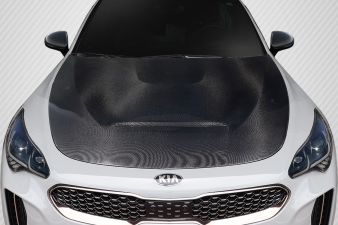 2018-2023 Kia Stinger Carbon Fiber GTS Look Hood - 1 Piece - 117183