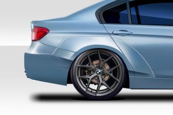 2012-2018 BMW 3 Series F30 Duraflex KTV Wide Rear Fender Flares - 6 Piece - 117446