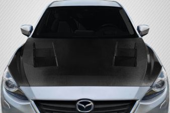 2014-2018 Mazda 3 Carbon Fiber Velocity Hood - 1 Piece - 117470