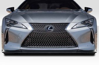 Aero Function AF-1 Style Fiberglass/FRP Front Bumper Lip/Add On for 2018-2019 Lexus LS500 - 117839