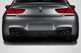 2011-2019 BMW 6 Series F06 F12 F13 Carbon Fiber Sceptre Rear Diffuser - 3 Pieces - 118039