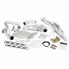 Torque Tube Exhaust Header System Ford 6.8L V-10 Truck W/EGR Late Catalytic Converter Banks Power - 49133