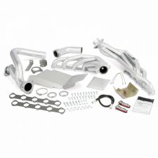 Torque Tube Exhaust Header System Ford 6.8L V-10 Truck W/EGR Erly Catalytic Converter Banks Power - 49136