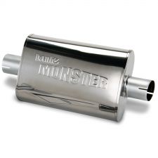 Stainless Steel Exhaust Muffler 2.5 Inch Inlet and Outlet W/adapter 91-99 Jeep 4.0L Banks Power - 52636