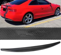 2008-2017 Audi A5 B8 Carbon Fiber Rear Spoiler/Wing Matte  - 13-20130709-MCF