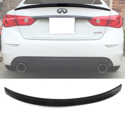 2014-2023 Infiniti Q50 Sedan Fiberglass Rear Spoiler/Wing  - 13-HD002-1