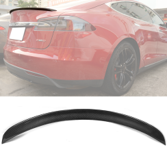 2012-2019 Tesla Model S Carbon Fiber Rear Spoiler/Wing  - 13-XP228-1