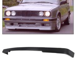 1988-1992 BMW 3-Series E30 2DR Polypropylene OEM M-Tech Style Front Bumper Lip Spoiler  - BLF-BE30M-PP