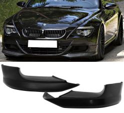 2006-2011 BMW 6-Series M6 E63/E64 Polyurethane A Style Front Bumper Lip Splitter 2PC  - BLF-BE63M62P-PU