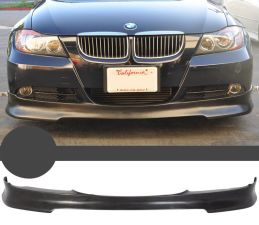 2005-2008 BMW 3-Series E90 Polyurethane C-Style Front Bumper Lip Spoiler  - BLF-BE90CSR-PU