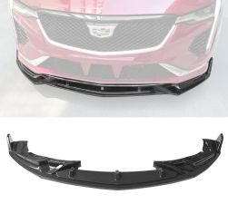 2020-2022 Cadillac CT4 Front Bumper Lip 3PC Carbon Fiber Print  - BLF-CCT420IK-CFL