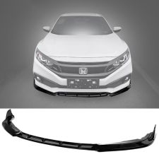 2019-2021 Honda Civic IKON GBK Style Front Bumper Lip Splitter  - BLF-HC19IK3P-GBK