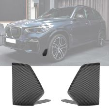 2019-2021 BMW X5 M-Sport G05 Front Bumper Splitter Apron 2PC Carbon-Look  - BLFC-BG05MTMP2P-CFL