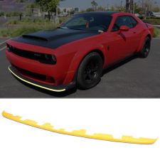 2018-2019 Dodge Challenger Hellcat/Demon/Redeye/Scat-Pack Widebody ABS OEM Style Front Bumper Lip Splitter Yellow  - BLFP-DCHALL15DM-A