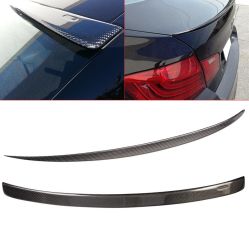 2011-2016 BMW 5-Series F10 Carbon Fiber A-Spec Roof Spoiler & Trunk Spoiler Wing Combo  - CB-A007681