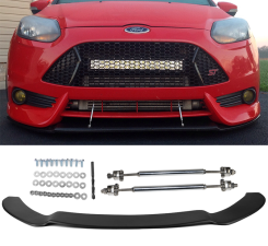 2013-2014 Ford Focus ST Polypropylene Front Bumper Lip w/Rods + Hardware  - CB-A011771