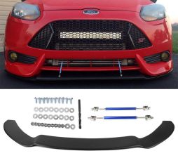 2013-2014 Ford Focus ST Front Bumper Lip w/Blue Rods  - CB-A012158