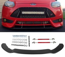 2013-2014 Ford Focus ST Front Bumper Lip w/Red Rods  - CB-A012170