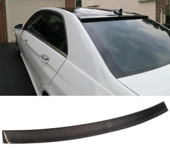 2010-2016 Mercedes Benz E-Class W212 Sedan Carbon Fiber OE-Spec Roof Spoiler/Wing  - SP-W212ROE-CF