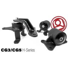 98-02 Accord Conversion Engine/Motor Mount Kit H-Series -97 Manual 250-400HP 75A Black Innovative Mounts - 20252-75A