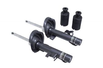 Silver-RS Front Struts for Mazda3 03-09 / Mazda5 06-15 by Megan Racing - MRSS-MM303-F-DS+MRSS-MM303-F-PS