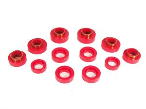 1975 Pontiac Firebird Body Mount Kit Red Prothane - 7-119