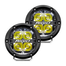 360-Series 4 Inch LED Light Off-Road Spot Beam White Backlight Pair by Rigid Industries - 36113