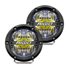 360-Series 4 Inch LED Light Off-Road Drive Beam White Backlight Pair by Rigid Industries - 36117