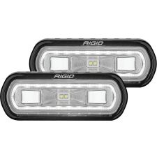 SR-L Series Off-Road Spreader Pod 3 Wire Surface Mount with White Halo Pair LED Light Pods by Rigid Industries - 53120