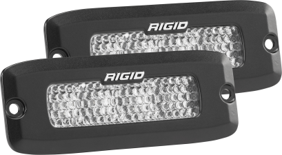 Driving Diffused Black Flush Mount Pair SR-Q Pro Auxiliary LED Light by Rigid Industries - 925513