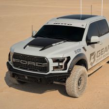 2017-2020 Ford F-150 Raptor Ram Air Hood with Carbon Fiber Scoop - 19014010