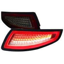 2005-2008 Porsche 997 LED Tail Lights Red/Smoke - SDT-LT-91105RGLED-TM