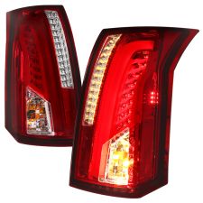 2003-2007 Cadillac CTS LED Tail Lights Red - SDT-LT-CTS03RLED-TM