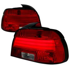 2001-2003 BMW 5 Series E39 LED Tail Lights Red - SDT-LT-E3901RLED-TM