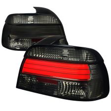 1997-2000 BMW 5 Series E39 LED Tail Lights Smoke - SDT-LT-E3997GLED-TM