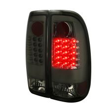 2008-2016 Ford F250 SuperDuty LED Tail Lights Smoke - SDT-LT-F25008GLED-TM