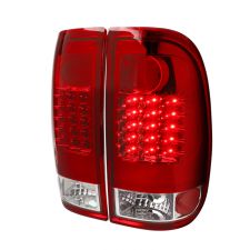 2008-2016 Ford F250 SuperDuty LED Tail Lights Red - SDT-LT-F25008RLED-TM