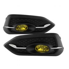 2014-2015 Honda Civic EX 2DR Yellow Fog Lights-FL-HC2014-2D-Y