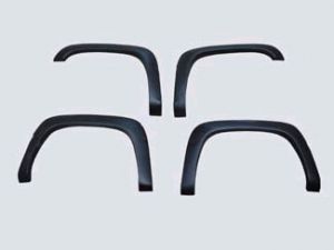 1999-2004 GMC Sierra 2500 Street Scene Front & Rear Round Urethane Fender Flares - 950-55400